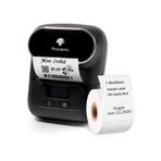 Phomemo M110 Etiket Yazıcısı Siyah - Barkod, Giyim, Takı, Perakende Için Etiket Makinesi, Android, Ios Ve Pc