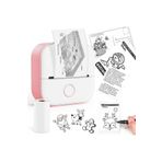 Phomemo T02 Mini Taşınabilir Akıllı Cep Sticker Pembe Fotoğraf Yazıcı