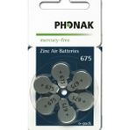 Phonak 675 Numara Kulak Cihazı Pili (10 Paket x 6 Adet = 60 Adet)