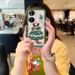 Phone Case Compatible with Honor Play50 Plus/Play8T/X7b, Full wrap Waterproof Christmas Eve Dirt-resistant Silicone Cell Phone Sleeve Elk deer