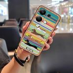Phone Case Compatible with Redmi Note13 Pro 4G Global/Xiaomi Poco M6 Pro 4G, Cell Phone Sleeve Cartoon Anti-dust Graffiti Soft case Silicone