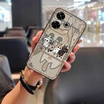 Phone Case Compatible with Redmi13 4G/Note13R 5G/Xiaomi Poco M6 4G/M6 Plus, Cartoon Anti-dust Waterproof Silicone Back Cover Mobile Case Cute