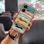 Phone Case Compatible with Redmi13 4G/Note13R 5G/Xiaomi Poco M6 4G/M6 Plus, Protective Back Cover Dirt-resistant Fashion Design Cover Cute TPU