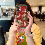 Phone Case Compatible with Xiaomi Redmi K40 Gaming Edition/POCO F3 GT, Santa Claus Design Durable TPU Cell Phone Sleeve Cartoon Cover