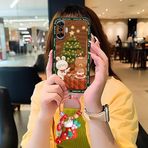 Phone Case Compatible with Xiaomi Redmi K40 Gaming Edition/POCO F3 GT, TPU Soft case Durable Mobile Case Full wrap Christmas tree Anti-knock
