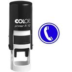 Phone tasarım dekoratif mühür Entintaje mini lastik Colop yıl öğretmen pullar 12 mm