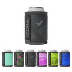 PHOOZY 12 oz Standart Kutular için Yalıtımlı Kutu Soğutucu - Patentli Uzay Giysisi Yalıtımı İçecekleri Soğuk, Daha Uzun Tutar (2 oz'dan Az Ağırlıktadır) - Siyah Kamuflaj