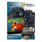 Photo Print 20 Adet A4 Parlak Kuşe Kağıt 120 Gram (Tüm Mürekkepli Yazıcılar Için) - Renkli - Siyah