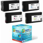 Photo Print 9019 All-In-One 963XL-967XL 4 Renk Muadil Kartuş Set 1.600 Sayfa - Renkli