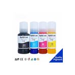Photo Print Epson 112 L6570 1 Set 4 Renk Ithal Muadil Pigmentli Mürekkep Seti Siyah 127 ml - Renkliler 70 ml