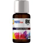 Photo Print Epson L386 Uyumlu Bk Siyah Renk 100 ml Sublimasyon Transfer Baskı Mürekkep