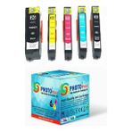 Photo Print Epson XP-600 26XL T2621-2631-2632-2633-2634 5 Renk Muadil Kartuş Seti