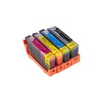 Photo Print For Lexmark Hp Deskjet 3520 E Aıo Kartuş Set 4 Renk Takım Muadil Yüksek Kapasite 364Xl