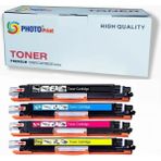 Photo Print Hp 126A Mfp M175ANW CE310A-311A-312A-313A Uyumlu 4 Renk Muadil Toner Seti 1300 Sayfa - 1000 gr - Renkli