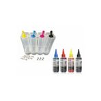 PHOTO PRİNT Hp 2710 Yazıcı Bitmeyen Kartuş Tankı 4 Lü Dolu 400 Ml Mürekkepli