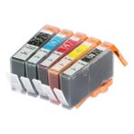Photo Print HP 364XL Yüksek Kapasite 5 Renk Muadil Kartuş Seti - Renkli