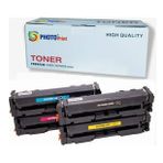 Photo Print Hp Color Laserjet Pro M182NW Yazıcı 216A 4 Renk Ithal Muadil Toner Seti 1.050 Syf Renkli Chipsiz