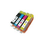 Photo Print HP Deskjet 3525 655XL 4 Renk Ithal Muadil Kartuş Seti - Renkli