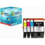 Photo Print Hp Officejet Pro 6970 903XL 4 Renk Yüksek Kapasiteli Muadil Kartuş Seti 825 Sayfa - Siyah