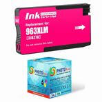 Photo Print HP Officejet Pro 9016 All-In-One 963XL-967XL Kırmızı Yüksek Kapasite Muadil Kartuş 1.600 Sayfa Chipli