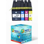 Photo Print Hp Officejet Pro 9720 938E Yüksek Kapasite 4 Renk Ithal Muadil Kartuş Seti / Siyah 2.500 Sayfa / Renkliler 1.650 Sayfa