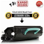 Photo Print Lexmark X264 Chipli Ithal Muadil Toner 9.000 Sayfa - Siyah