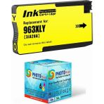 Photo Print Officejet Pro 9014 All-In-One 963XL-967XL Sarı Muadil Kartuş 1.600 Sayfa