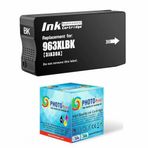Photo Print Officejet Pro 9025 All-In-One 963XL-967XL Siyah Muadil Kartuş 1.600 Sayfa