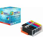 Photo Print Pixma İP7200 PGI-550XL CLI-551XL Chipli Muadil Kartuş Seti - Renkli