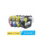 Photo Print Pp Brother Lc472Xl 4 Renk Yüksek Kapasiteli Muadil Kartuş Seti Siyah 3000 Sayfa Renkli 1500 Sayfa