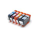 PHOTO PRİNT Premium® Canon Pıxma Mg5350 Uyumlu Yüsksek Kapasite 5 Renk Muadil Toner