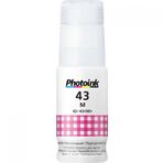 Photoink Canon Gİ-43M Kırmızı Magenta Şişe Mürekkep