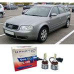 Photon Audi A6 C5 LED Xenon Kısa Far Ampulü H1 Duo Yeni Seri Beyaz 1997-2005