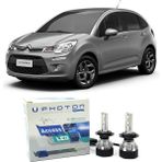 Photon Citroen C3 LED Xenon Uzun Far Ampulü H1 Access Yeni Seri Beyaz 2002-2016 - 00-Beyaz