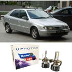 Photon Citroen Xsara LED Xenon Uzun + Kısa Far Ampulü H4 Mono Yeni Seri Beyaz