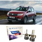 Photon Dacia Sandero Stepway Uzun LED Xenon Far Ampulü H7 Mono Yeni Seri Beyaz 2016-2020