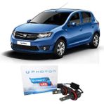 Photon Dacia Sandero Uzun LED Xenon Kısa Far Ampulü H4 Ultimate Yeni Seri Beyaz 2007-2016