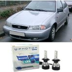 Photon Daewo Nexia LED Xenon Uzun + Kısa Far Ampulü H4 Access Yeni Seri Beyaz - 00-Beyaz