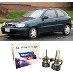 Photon Daewo Nubira LED Xenon Uzun + Kısa Far Ampulü H4 Mono Yeni Seri Beyaz