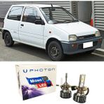 Photon Daihatsu Cuore LED Xenon Uzun + Kısa Far Ampulü H4 Mono Yeni Seri Beyaz