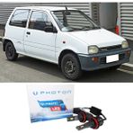 Photon Daihatsu Cuore LED Xenon Uzun + Kısa Far Ampulü H4 Ultimate Yeni Seri Beyaz