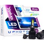 Photon Duo Serisi Led Headlight Beyaz Işık 12V Led Xenon H4 Far Ampülü
