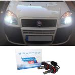 Photon Fiat Doblo D2 LED Xenon Sis Farı Ampulü H11 Ultimate 9500 Lumens Yeni Seri Beyaz 2000-2010