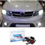 Photon Fiat Freemont LED Xenon Kısa Far Ampulü H11 Ultimate 9500 Lumens Yeni Seri Beyaz