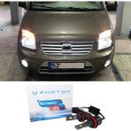 Photon Ford Connect LED Xenon Uzun + Kısa Far Ampulü H4 Ultimate 9500 Lumens Yeni Seri Beyaz 2002-2013