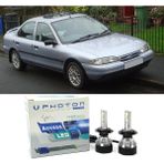 Photon Ford Mondeo Mk1 LED Xenon Uzun Far Ampulü H1 Access Yeni Seri Beyaz 1993-1996 - 00-Beyaz