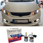 Photon Honda Civic Fb7 LED Xenon Uzun Far Ampulü Hb3 Duo Yeni Seri Beyaz 2012-2016