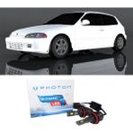 Photon Honda Civic Uzun + Kısa Far Ampulü H4 Ultimate Yeni Seri Beyaz 1992-1995