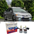 Photon Honda Civic Vtec 2 Es7 LED Xenon Kısa Far Ampulü Hb4 Duo Yeni Seri Beyaz 2004-2006