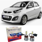 Photon Kia Picanto Uzun + Kısa Far Ampulü H4 Duo Yeni Seri Beyaz 2011-2016